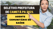 Melhores Materiais para estudar para o seletivo de Agente Comunitário de Saúde de Cametá Pará 2021